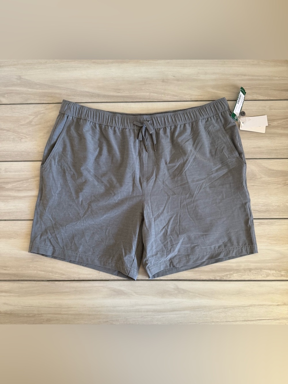 Flag & Anthem Newport Elastic Waist Shorts 7” Grey XL NWT STITCH FIX